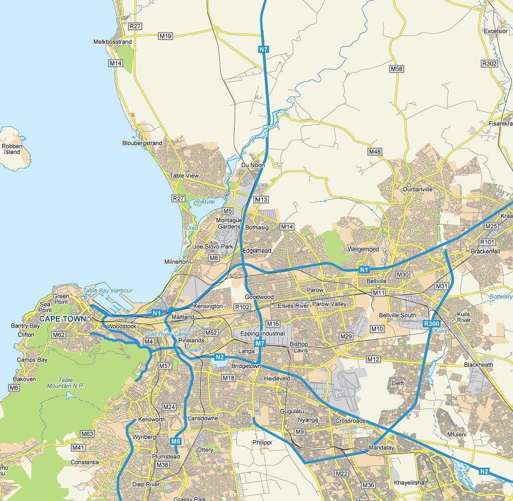 ਨਕਸ਼ਾ ਦੇ edgemead ਕੇਪ ਟਾਉਨ
