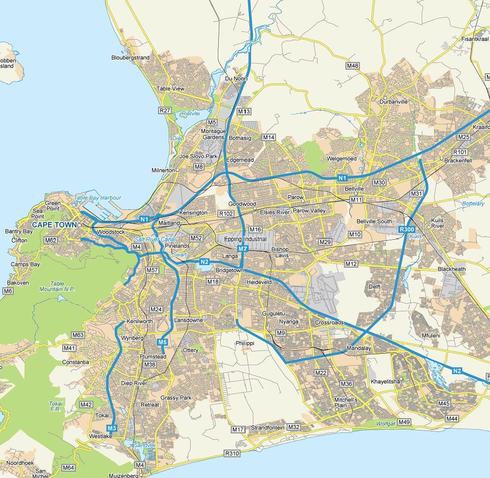 ਨਕਸ਼ਾ ਦੇ epping ਕੇਪ ਟਾਉਨ