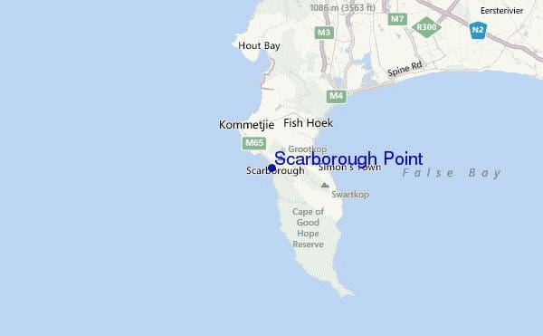 ਨਕਸ਼ਾ ਦੇ scarborough ਕੇਪ ਟਾਉਨ