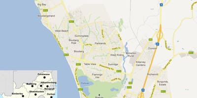 ਨਕਸ਼ਾ ਦੇ blouberg