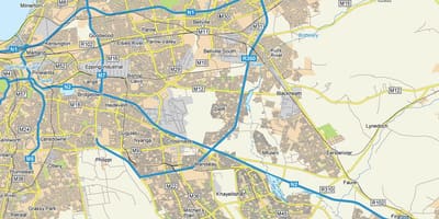 ਨਕਸ਼ਾ ਦੇ delft ਕੇਪ ਟਾਉਨ