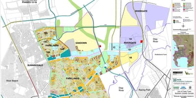 ਨਕਸ਼ਾ ਦੇ parklands ਕੇਪ ਟਾਉਨ 